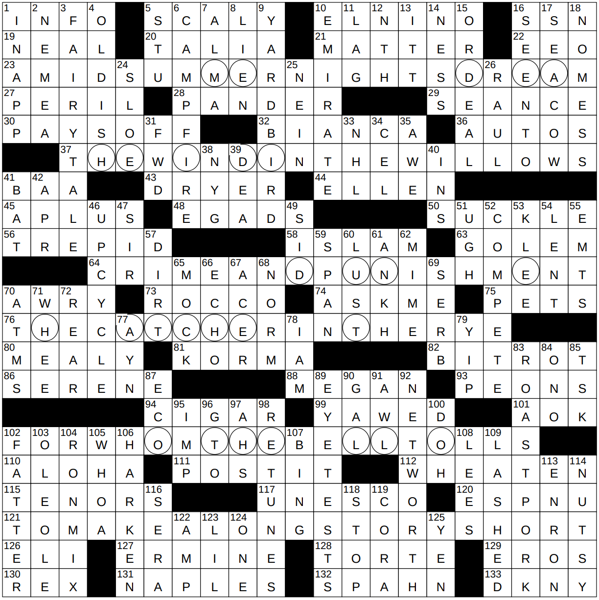 Timeless Nyt Crossword