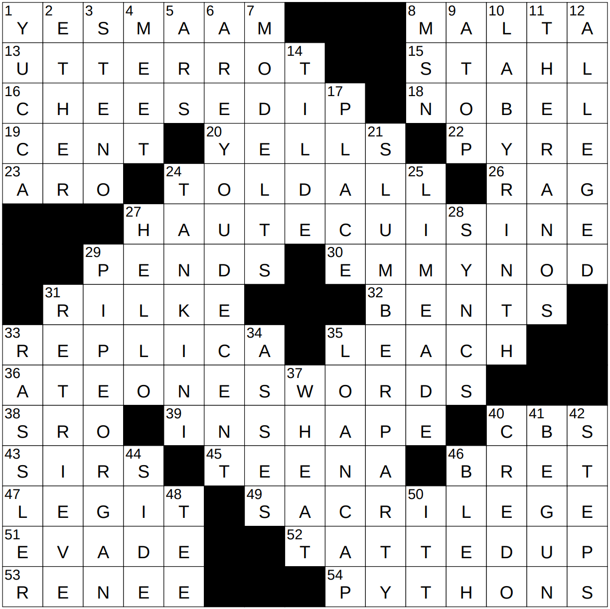 0223 24 NY Times Crossword 23 Feb 24 Friday NYXCrossword