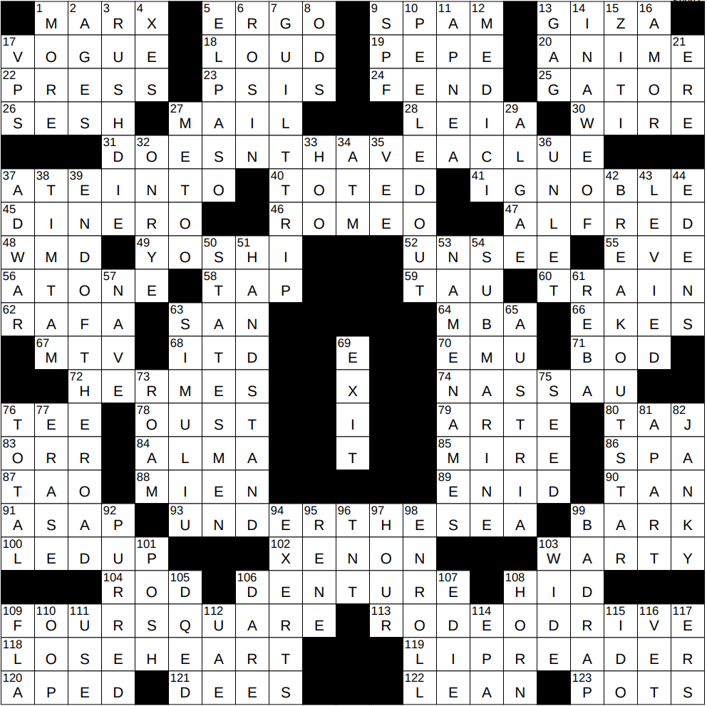 0706 25 NY Times Crossword 6 Jul 25 Sunday NYXCrossword