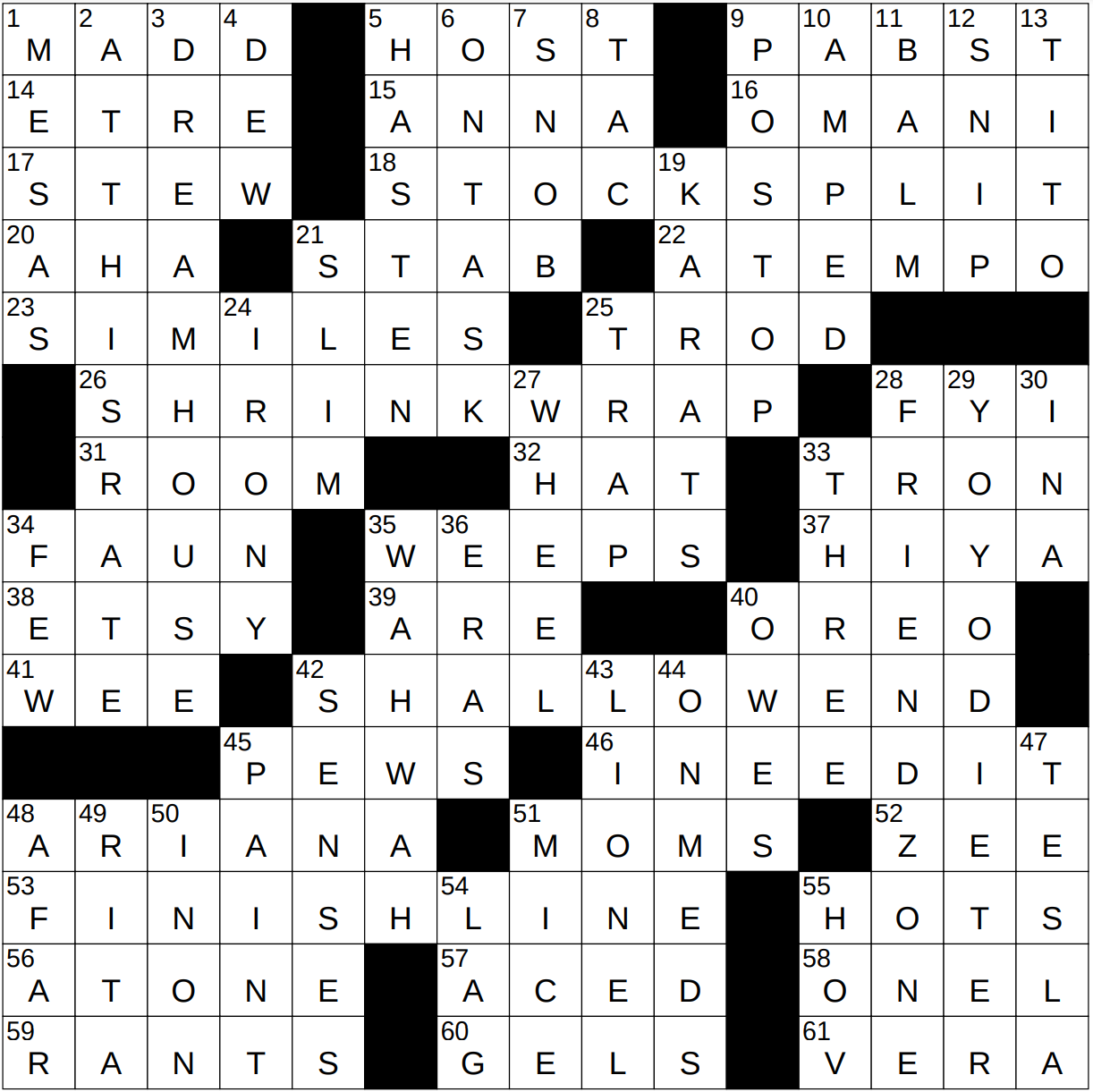 One Road To Recovery Nyt Crossword