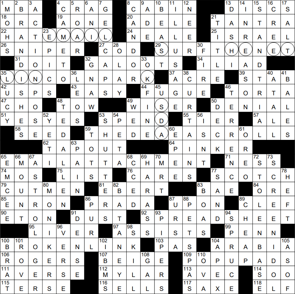 Composer Bedrich Crossword Clue