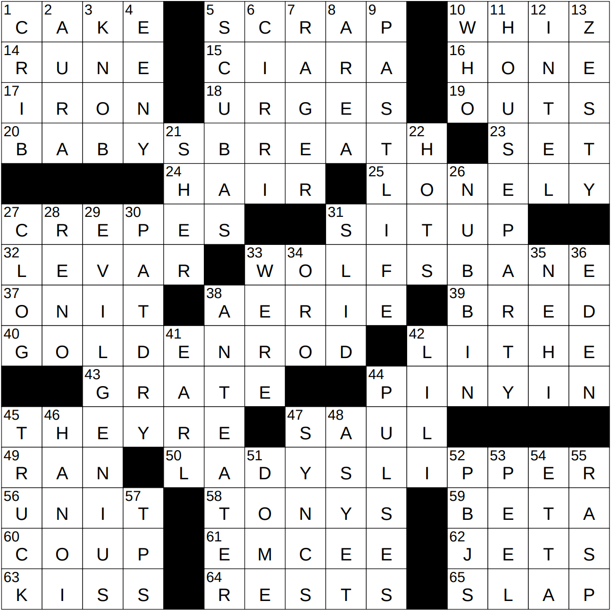 Leftover Morsel Crossword