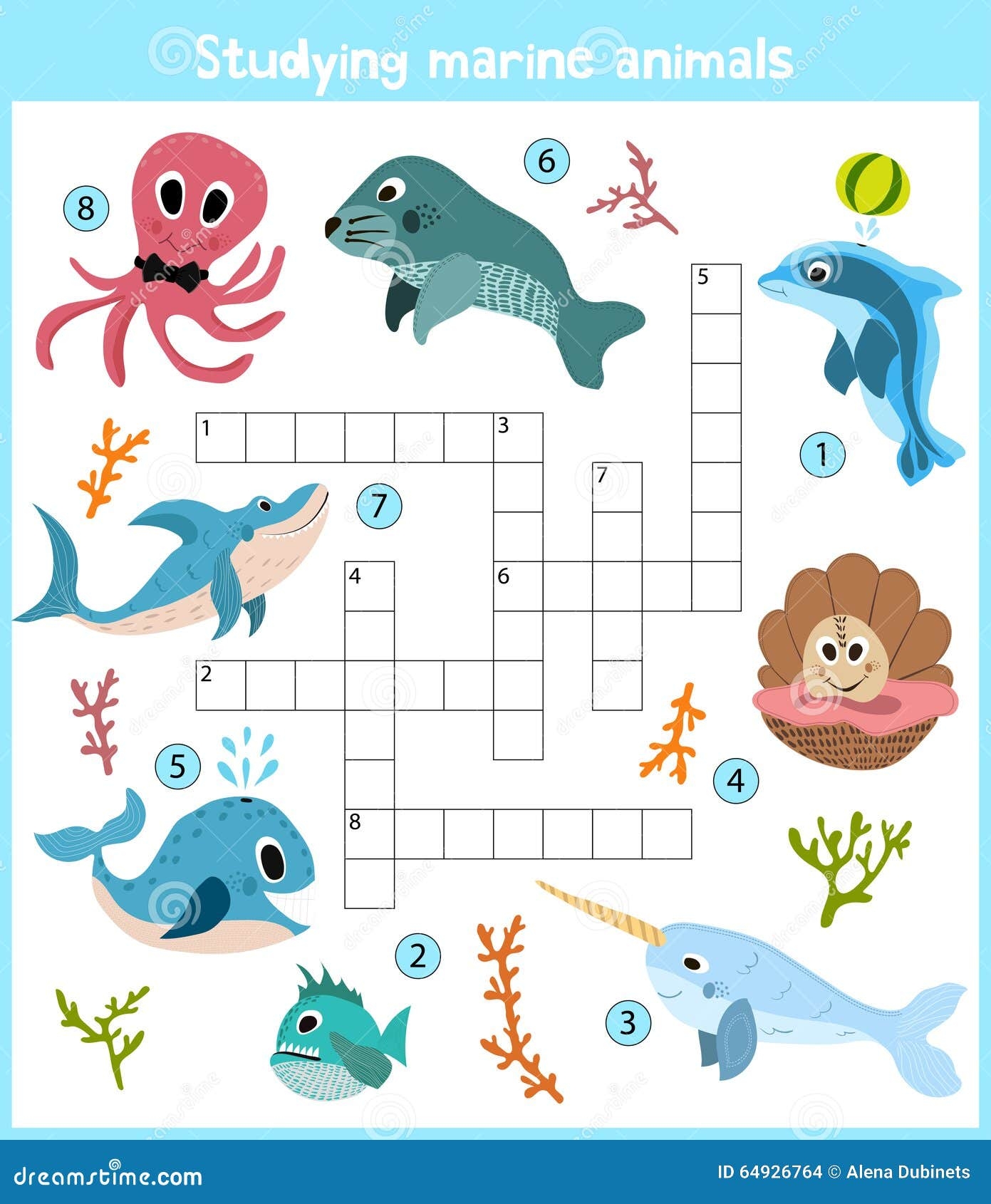 Colorful Fish Crossword