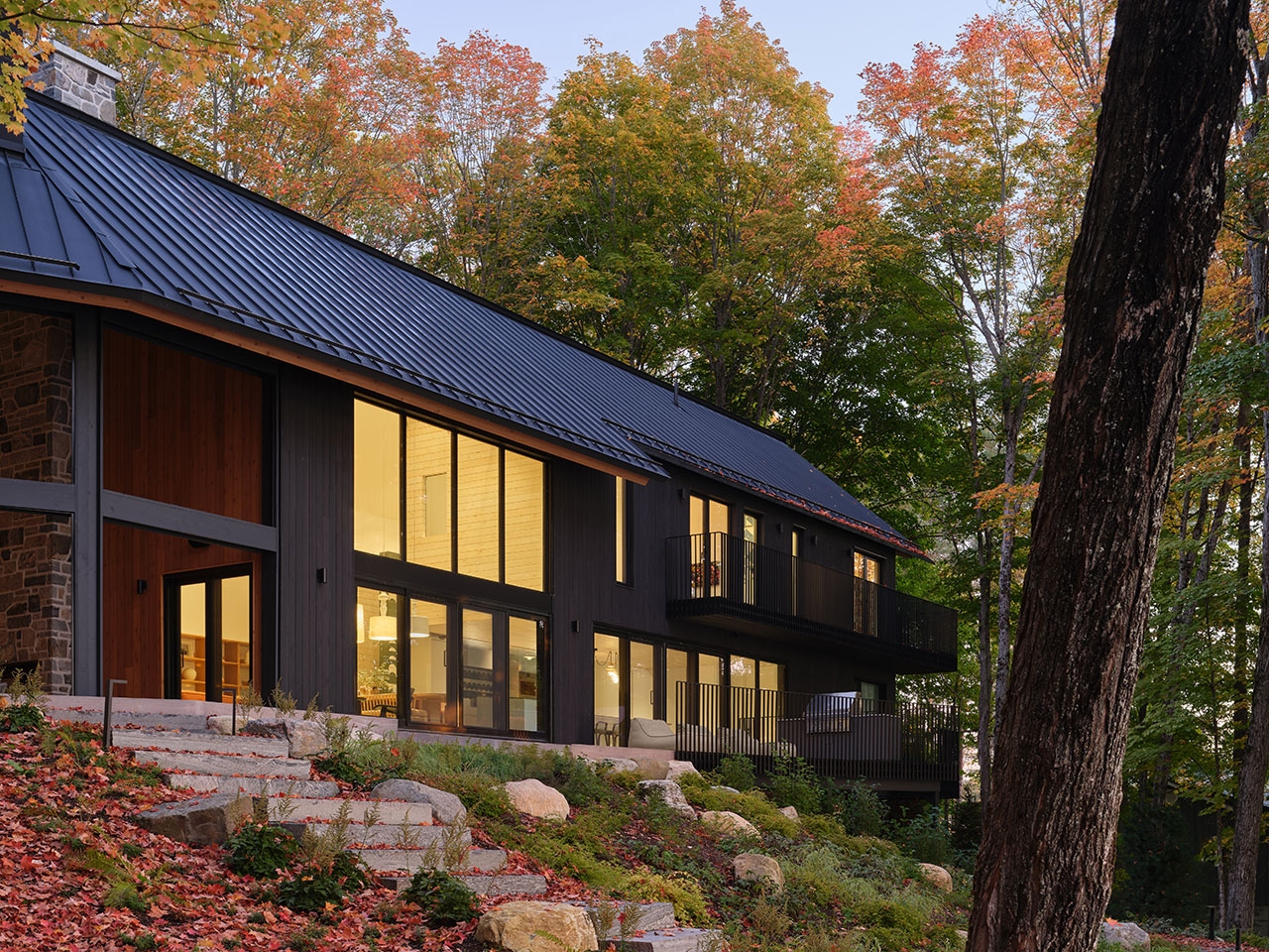 A Muskoka Cottage Blends Architecture With The Canadian Shield A Muskoka Cottage Blends Architecture With The Canadian Shield