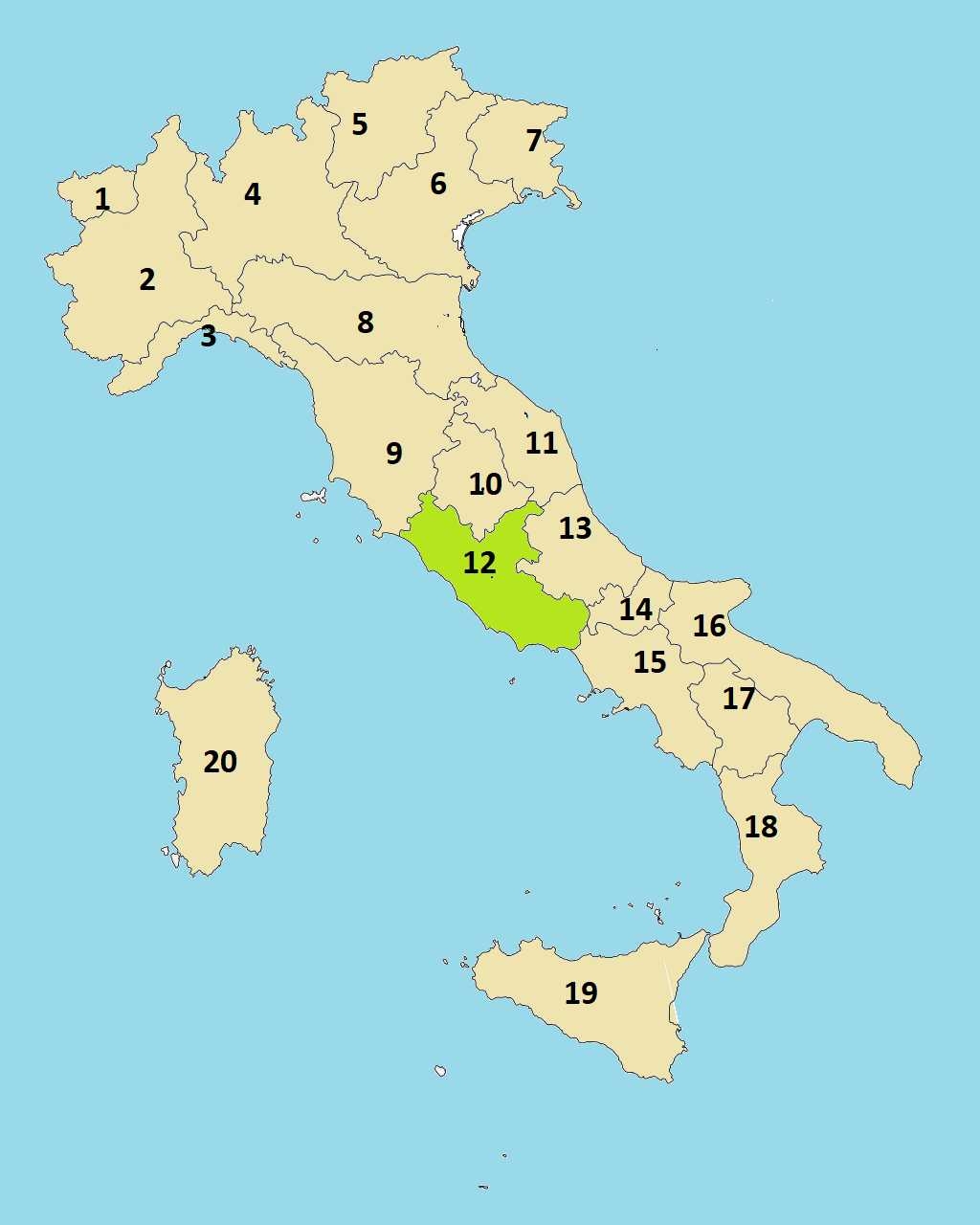 A Tour Of Italian Regions Label Quiz Europe 20 Questions