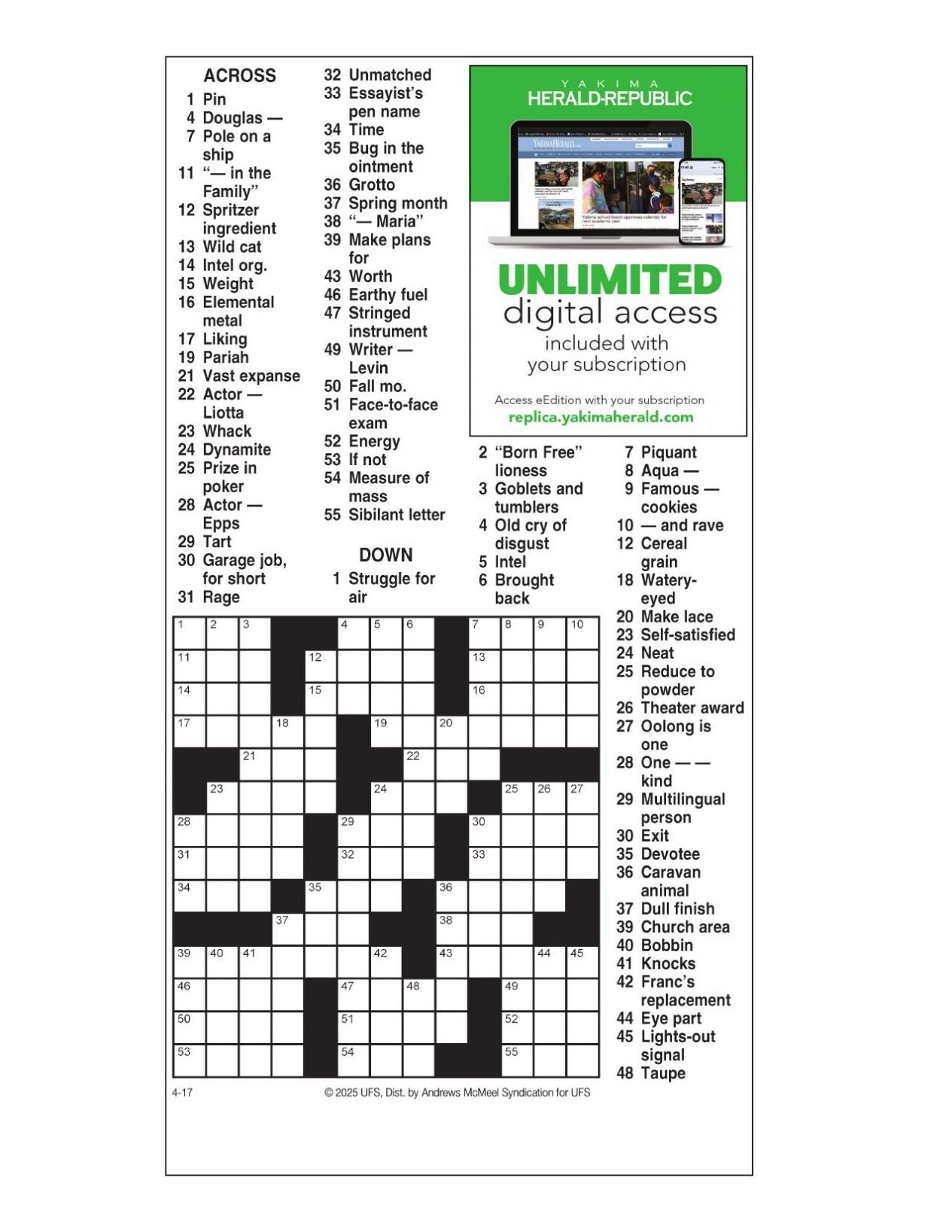 actor epps crossword