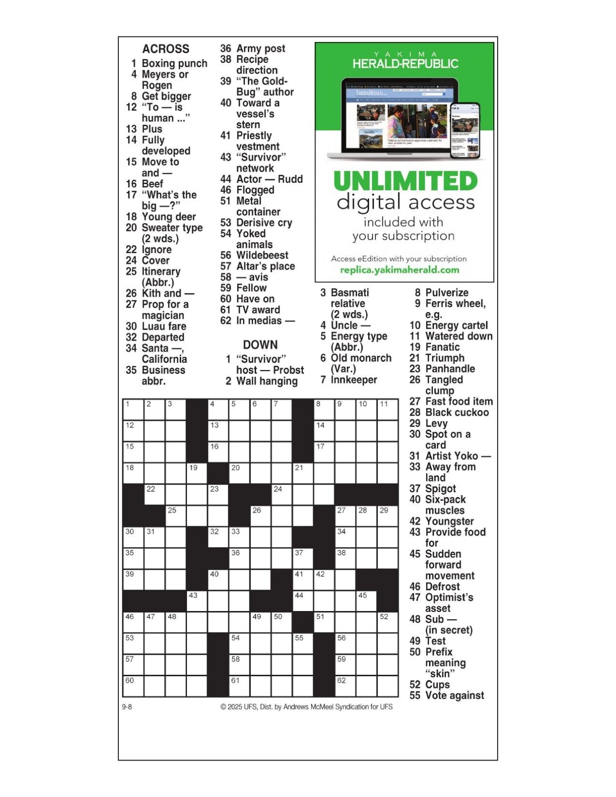 colorful place to get tangled crossword