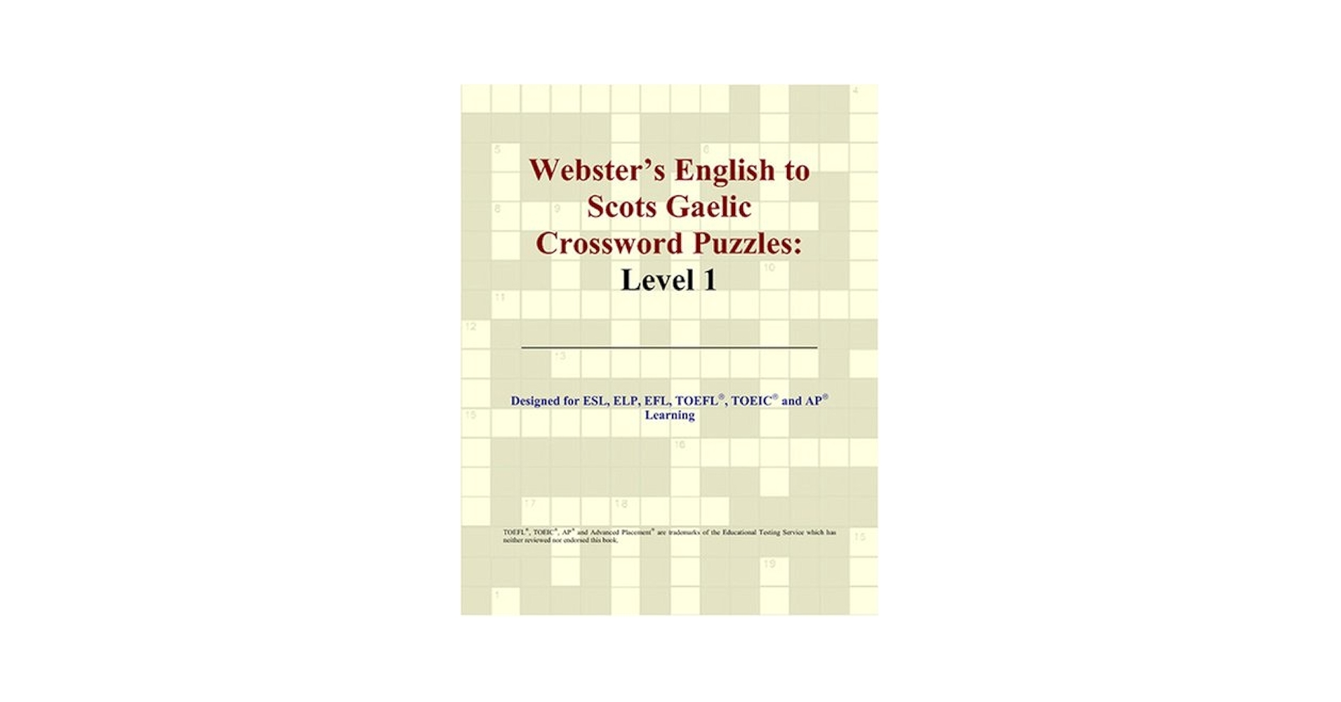 gaelic language crossword