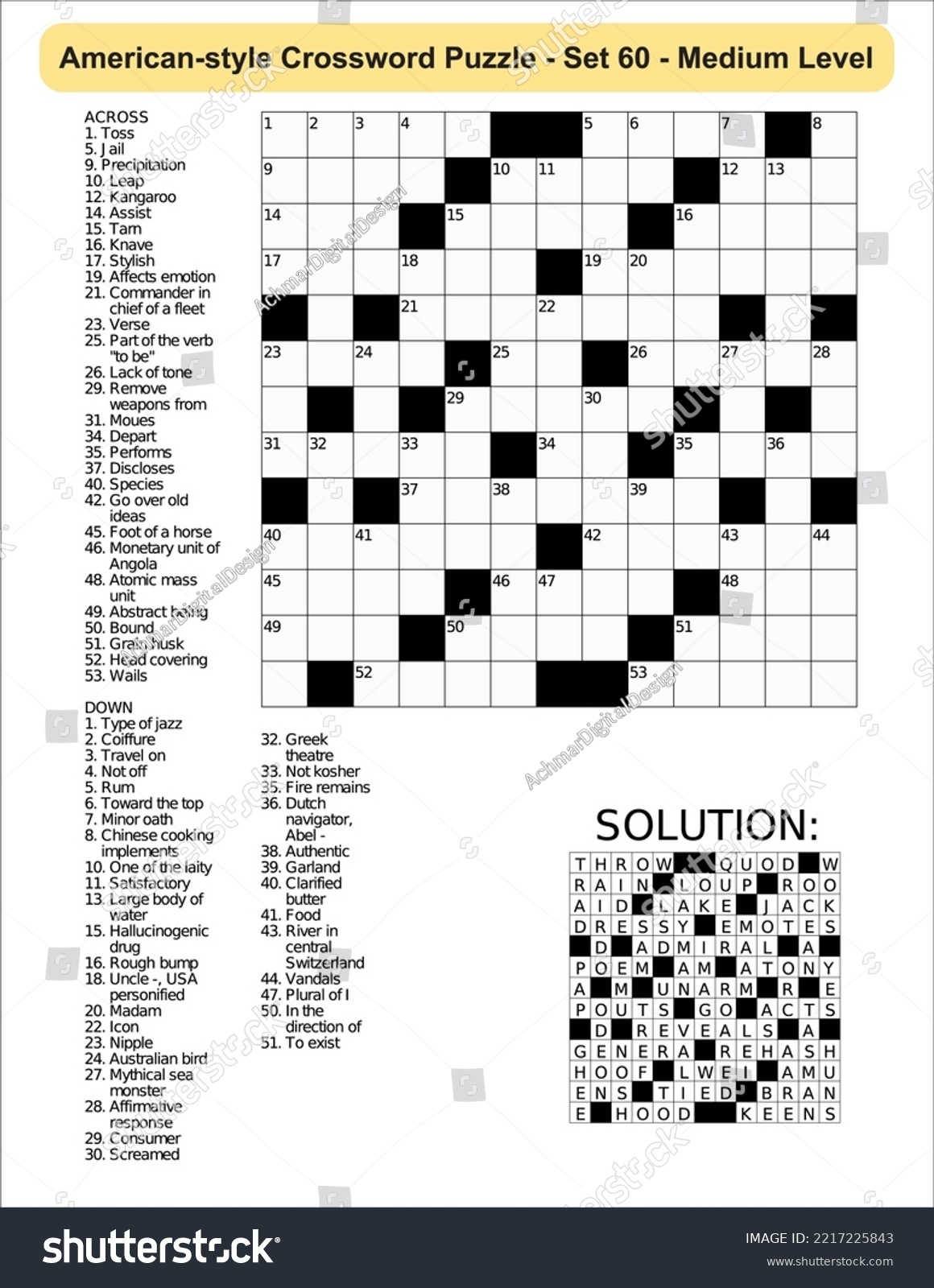 jazz style crossword