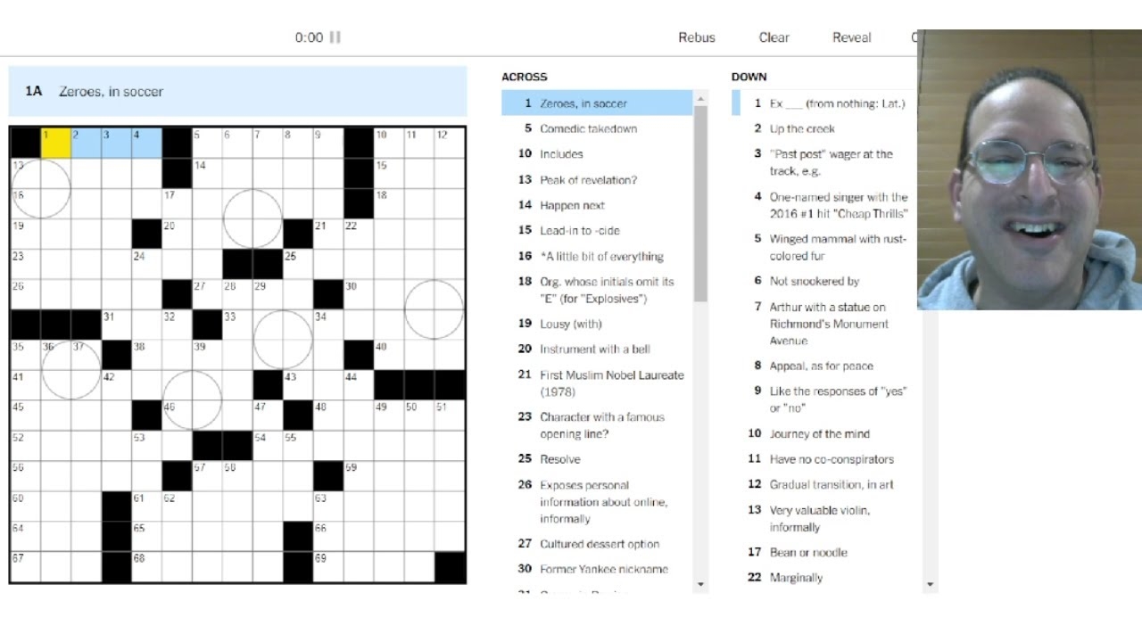 Ancient Letter 4 Crucifix based Logo 4 NJ Shore Area 3 Thursday NYT Crossword 2 1 24 YouTube