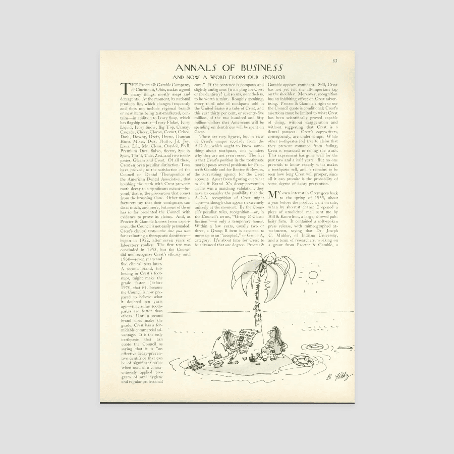 And Now A Word From Our Sponsor The New Yorker And Now A Word From Our Sponsor The New Yorker