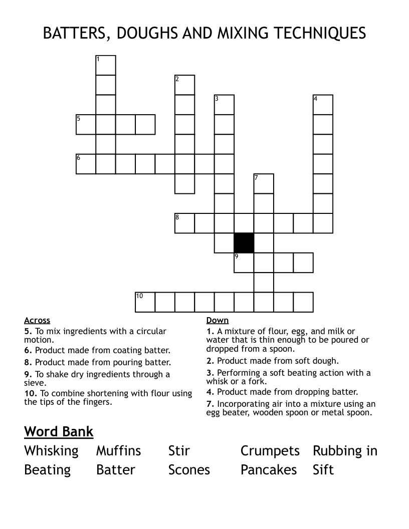Players Wooden Beater Crossword