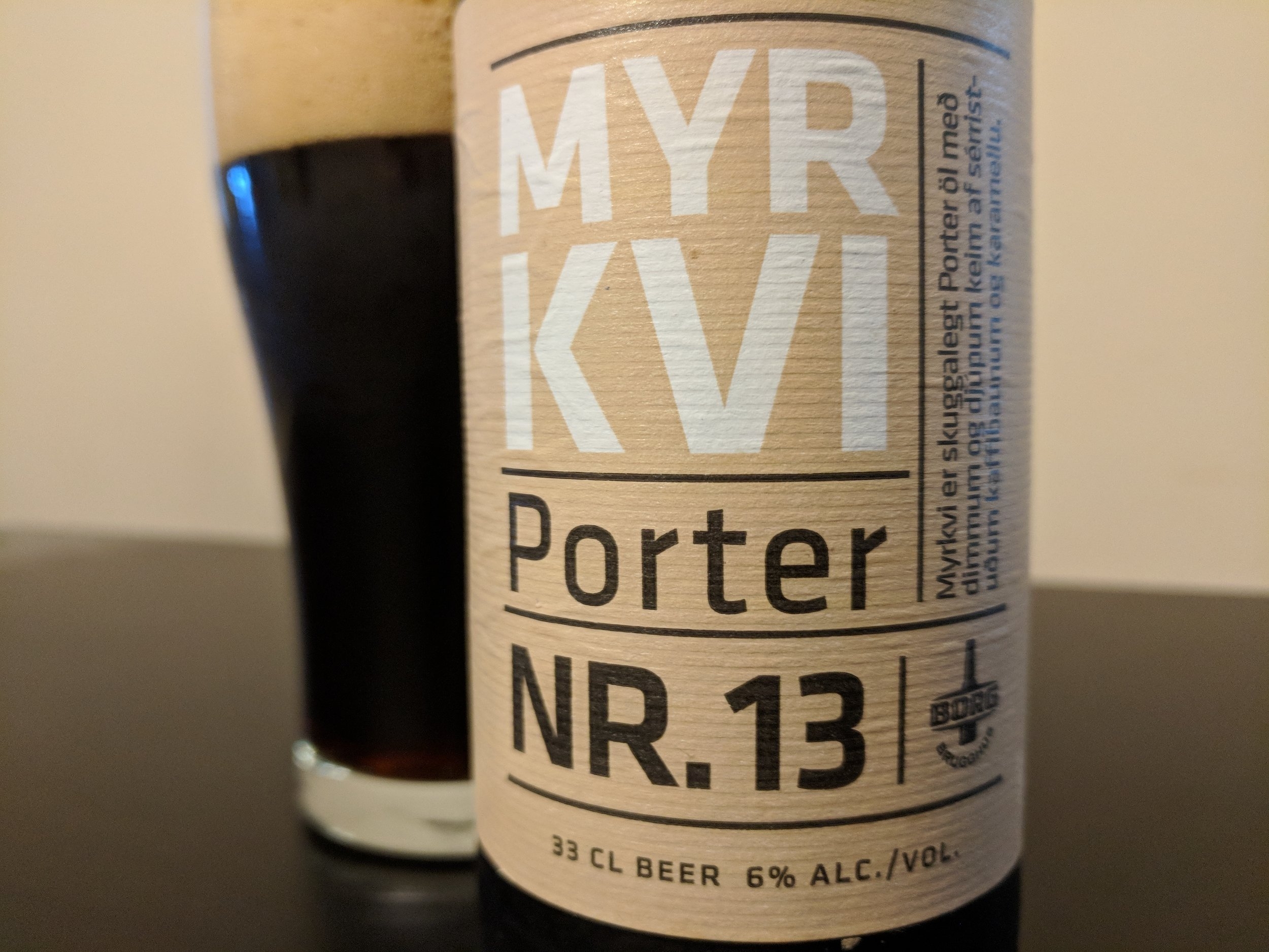 Beer Review Borg Myrkvi No 13 Porter Alcohol Professor