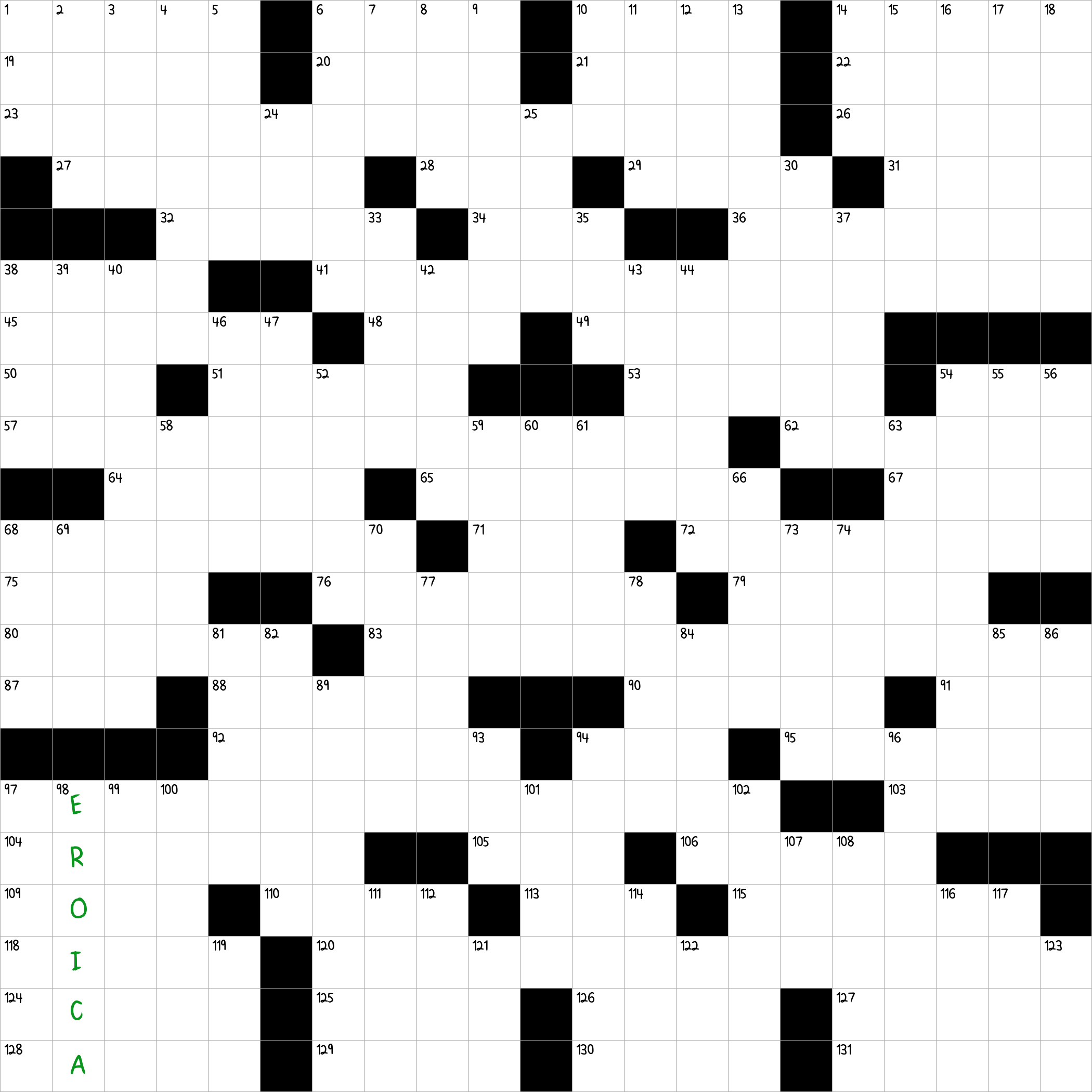 Beethoven’s Third Crossword