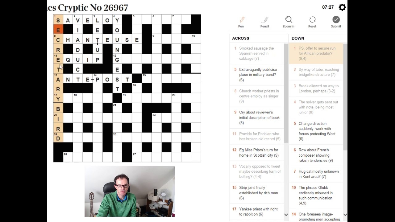 Played One’s Turn Crossword Clue