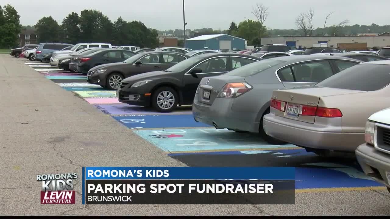 Brunswick Students Paint Parking Spots To Aid Community Romona s Kids