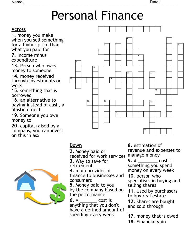 Save On Spending Crossword