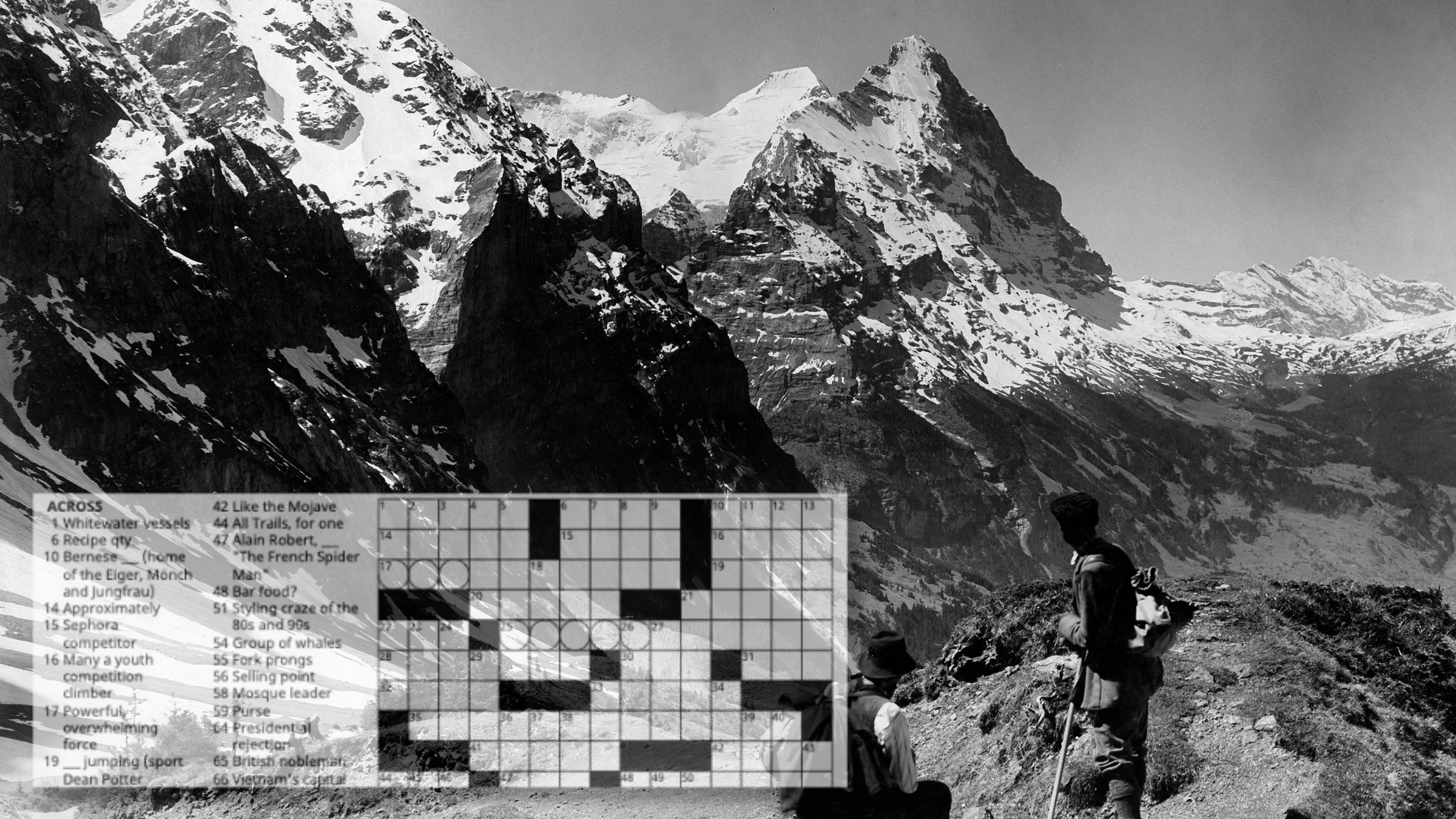 Can You Solve This Climbing Crossword Puzzle 