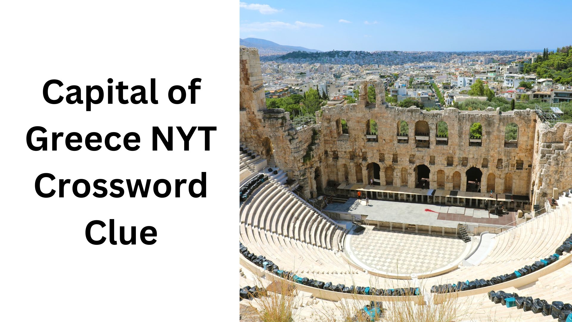 Capital Of Greece NYT Crossword Clue October 19 2024