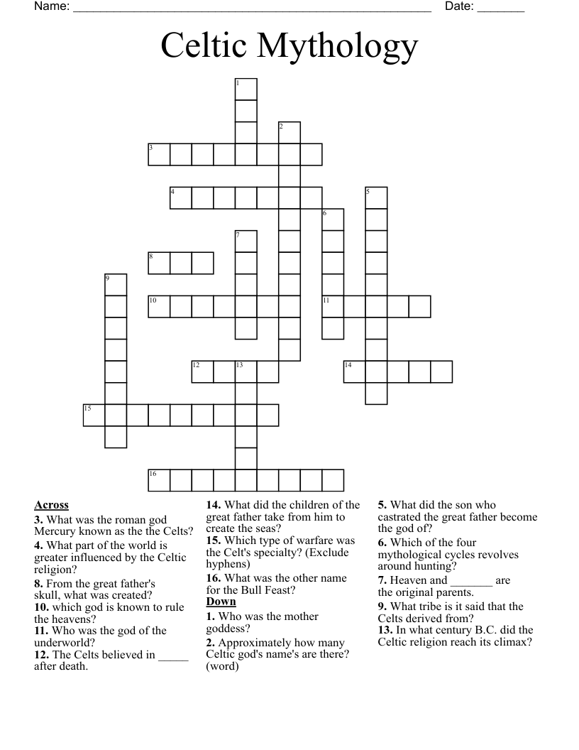 Dad’s Specialty Crossword