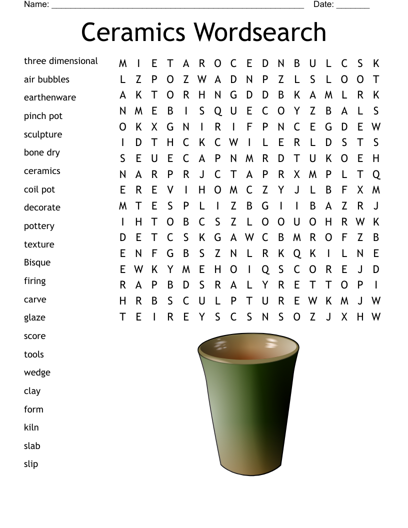 Clay Terms Crossword WordMint Clay Terms Crossword WordMint
