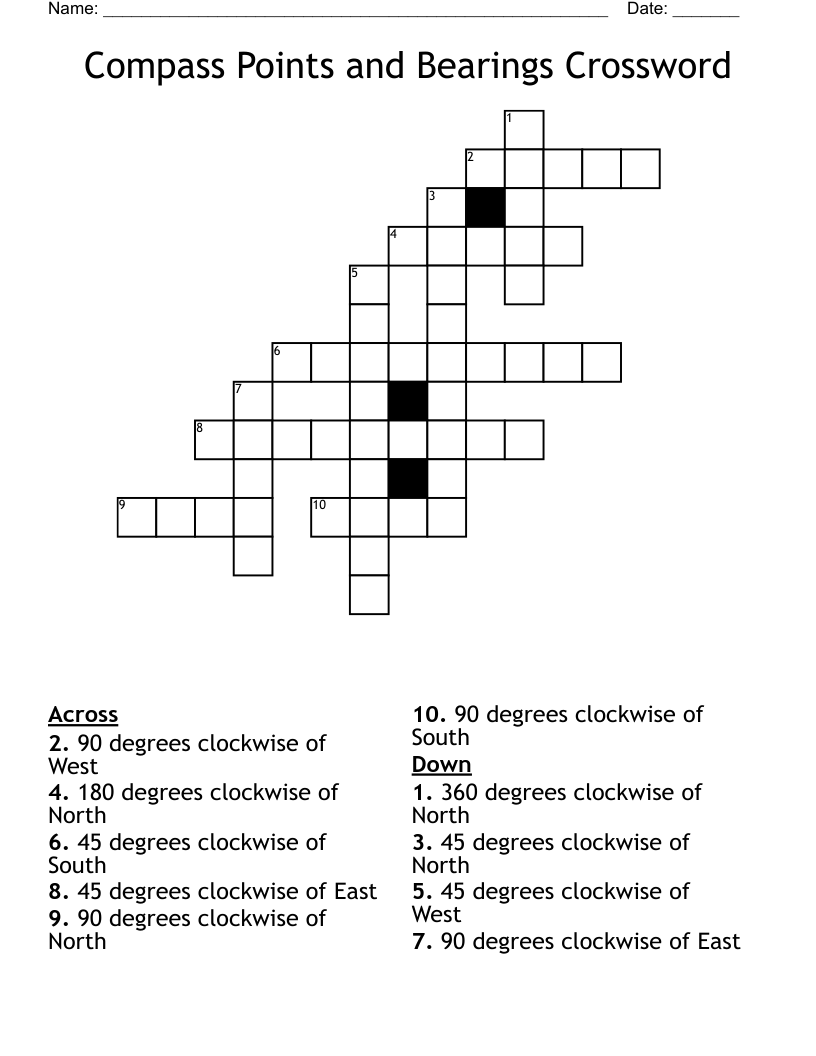 Compass Point Crossword