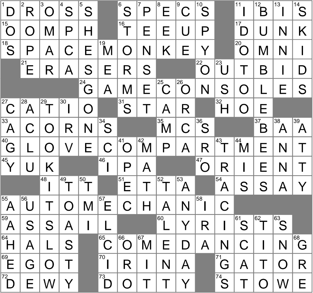 Dross Crossword Clue