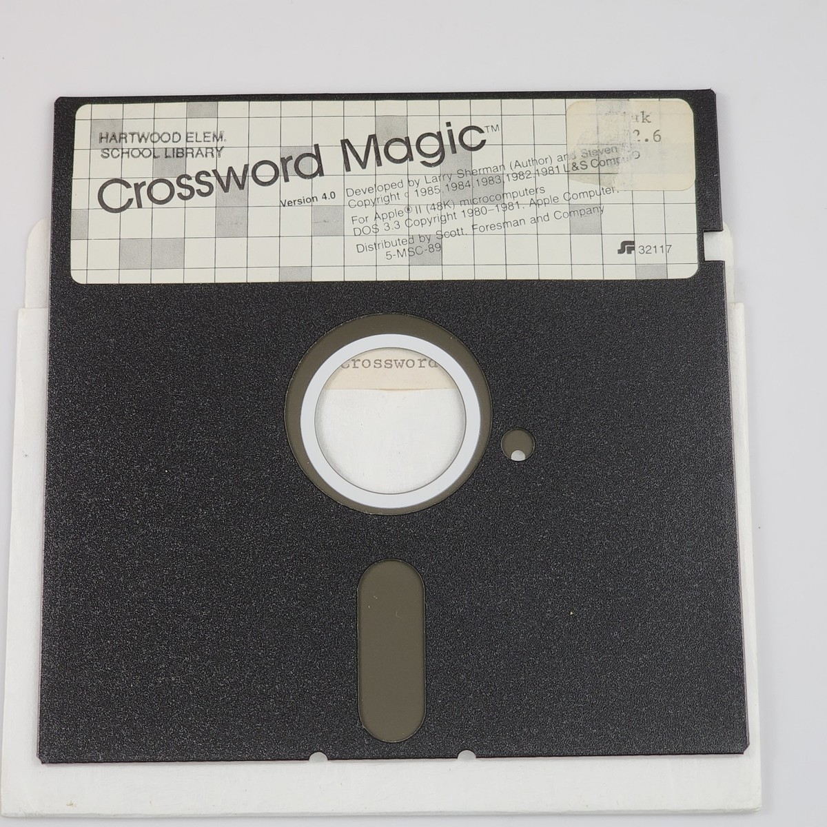 Crossword Magic Apple II 1985 L S Computerware 5 25 Floppy Disk Game EBay