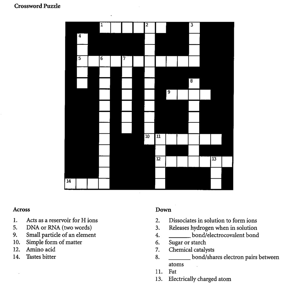 Crossword Puzzle 14 1 2 3 4 5 6 7 10 Crossword Puzzle 14 1 2 3 4 5 6 7 10