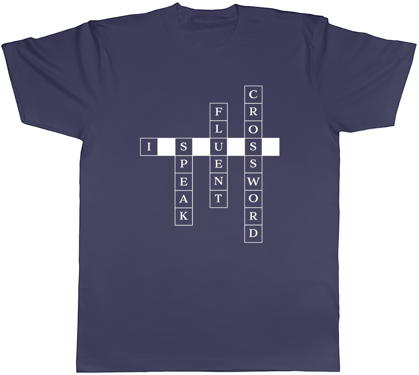 Crossword Puzzles Mens T Shirt I Speak Fluent Crossword Tee Gift EBay