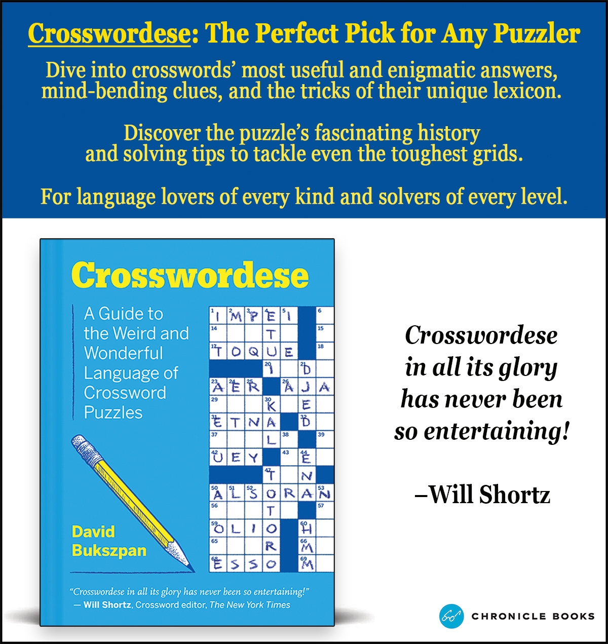 Crosswordese By David Bukszpan About The Book
