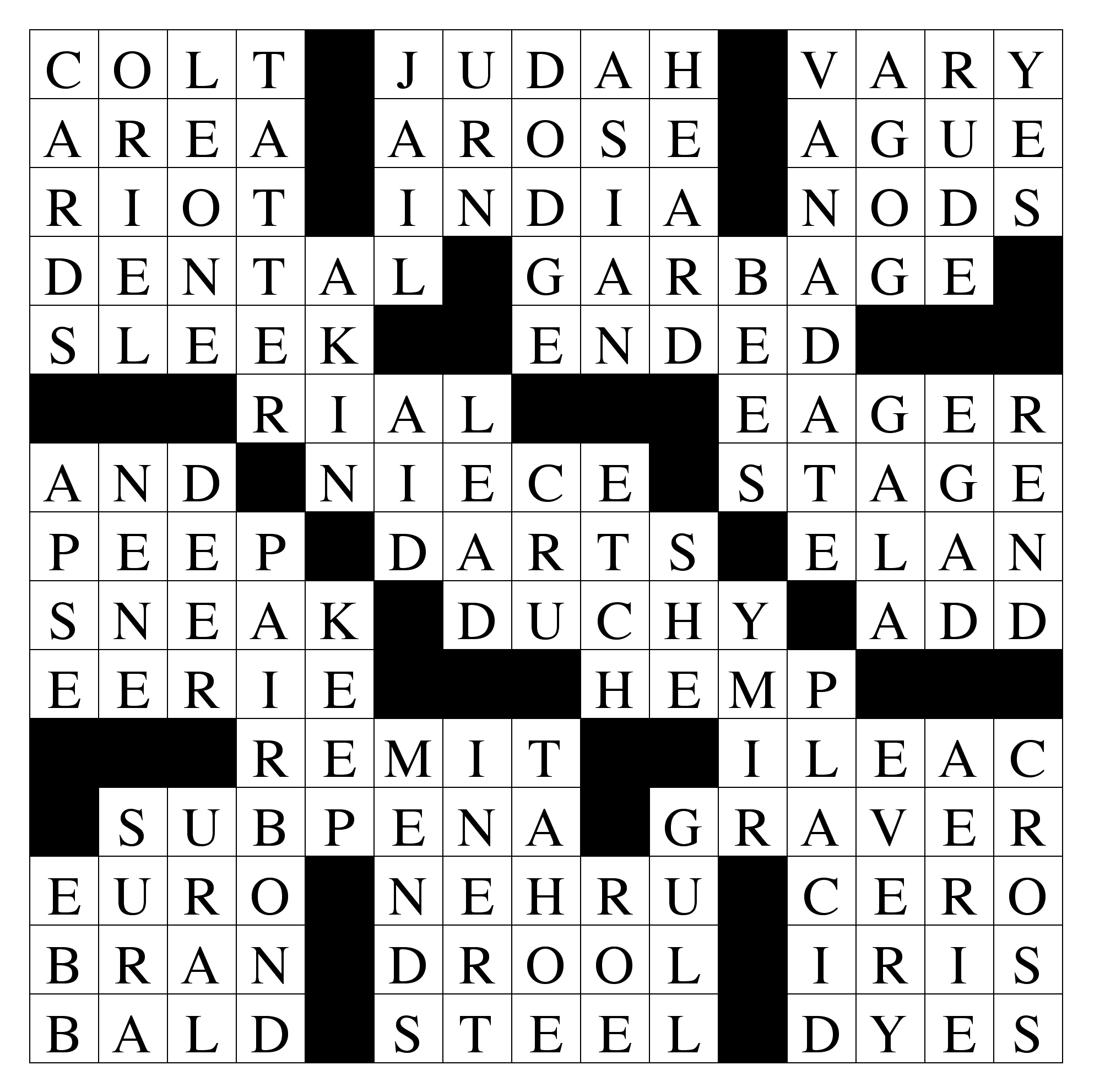 Crosswords Crosswords