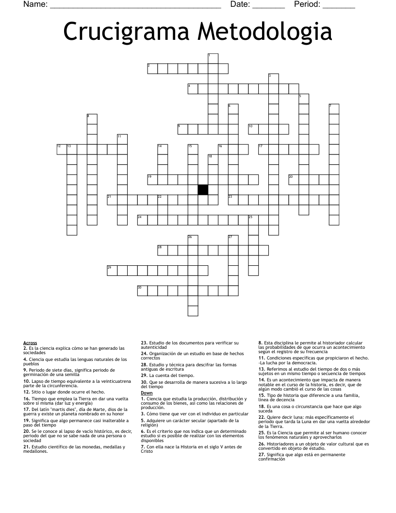 secular crossword clue