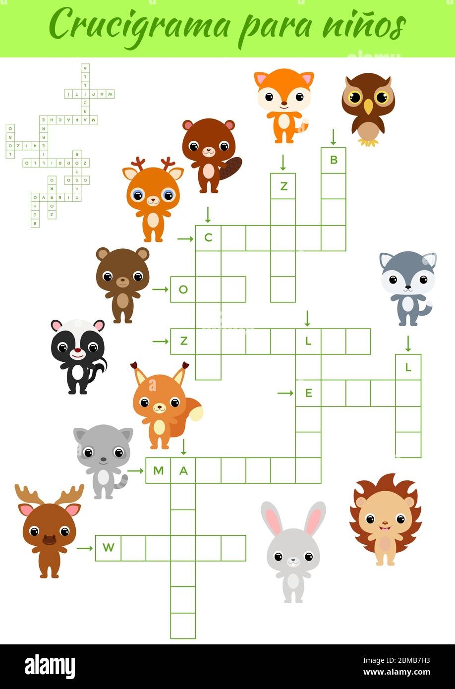 spanish for a little crossword