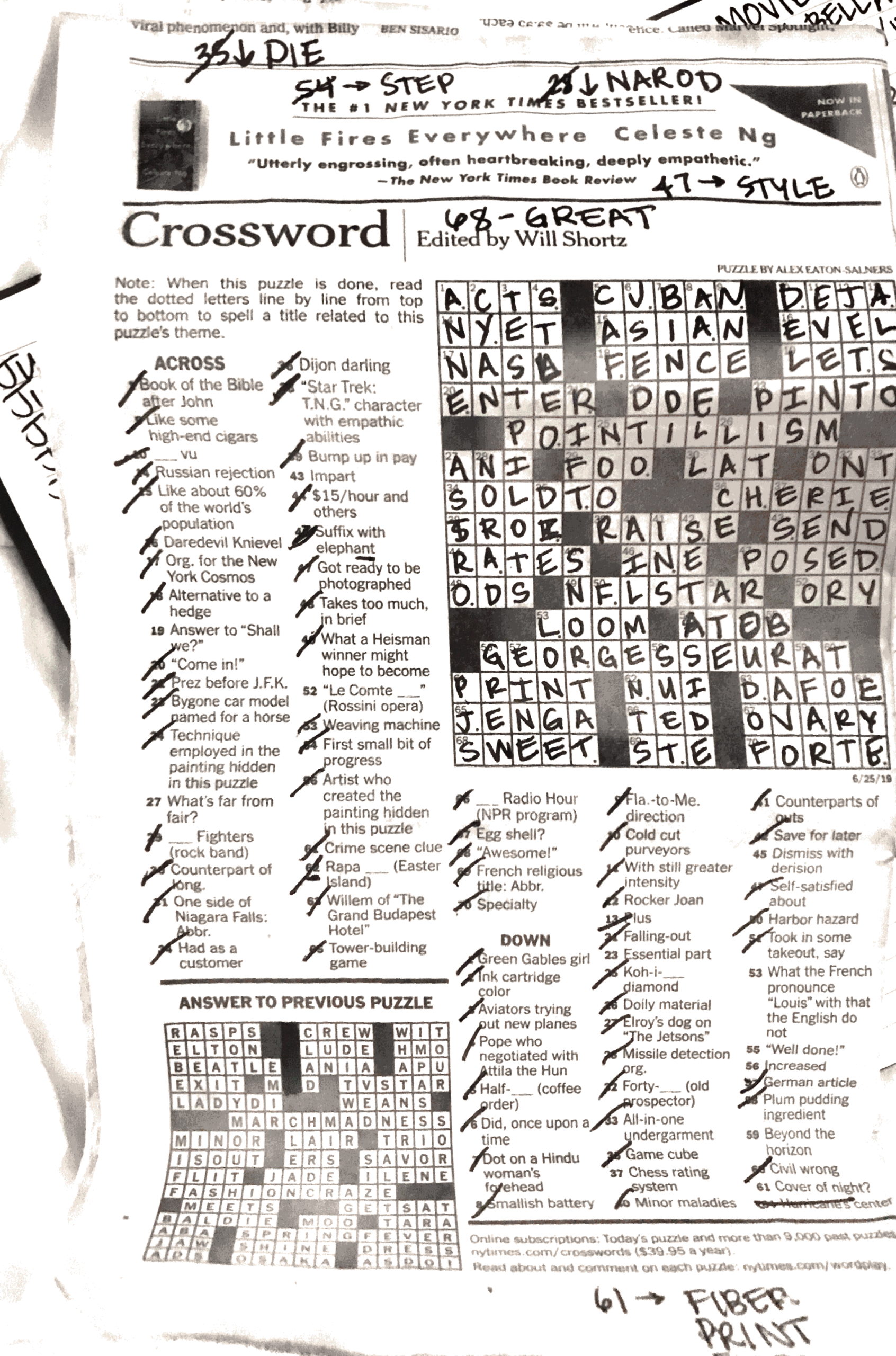 Damn You Will Shortz BELLAMLUCIO