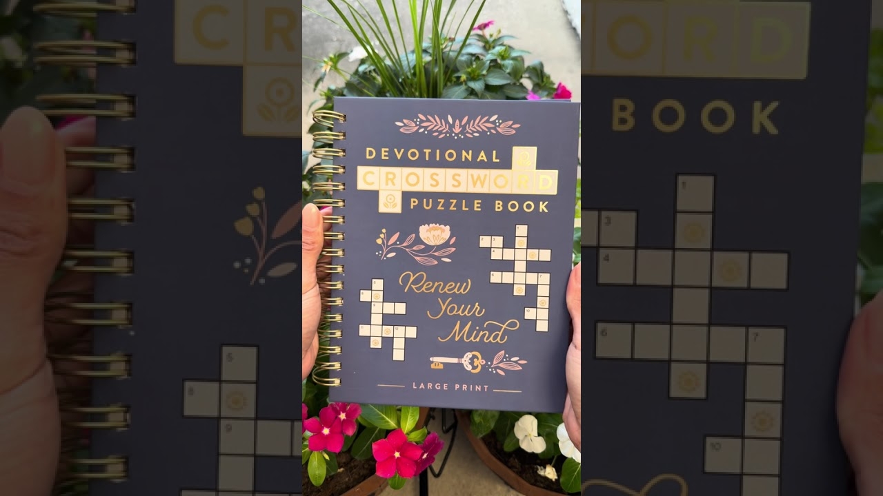 Devotional Crossword Puzzle Book Renew Your Mind YouTube