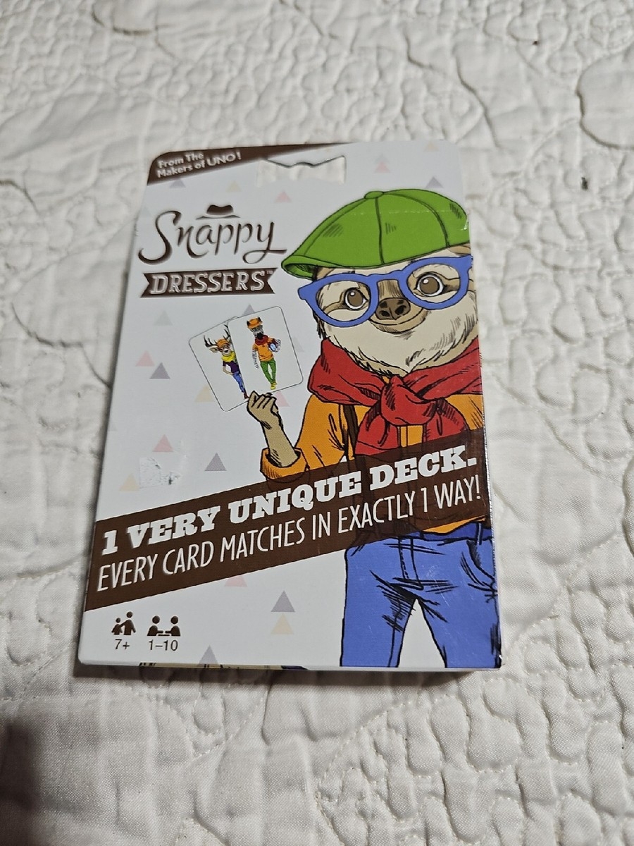 Dresser Crossword Mattel Snappy Dressers Card Game Animal Matching Fun For Families Mattel Game