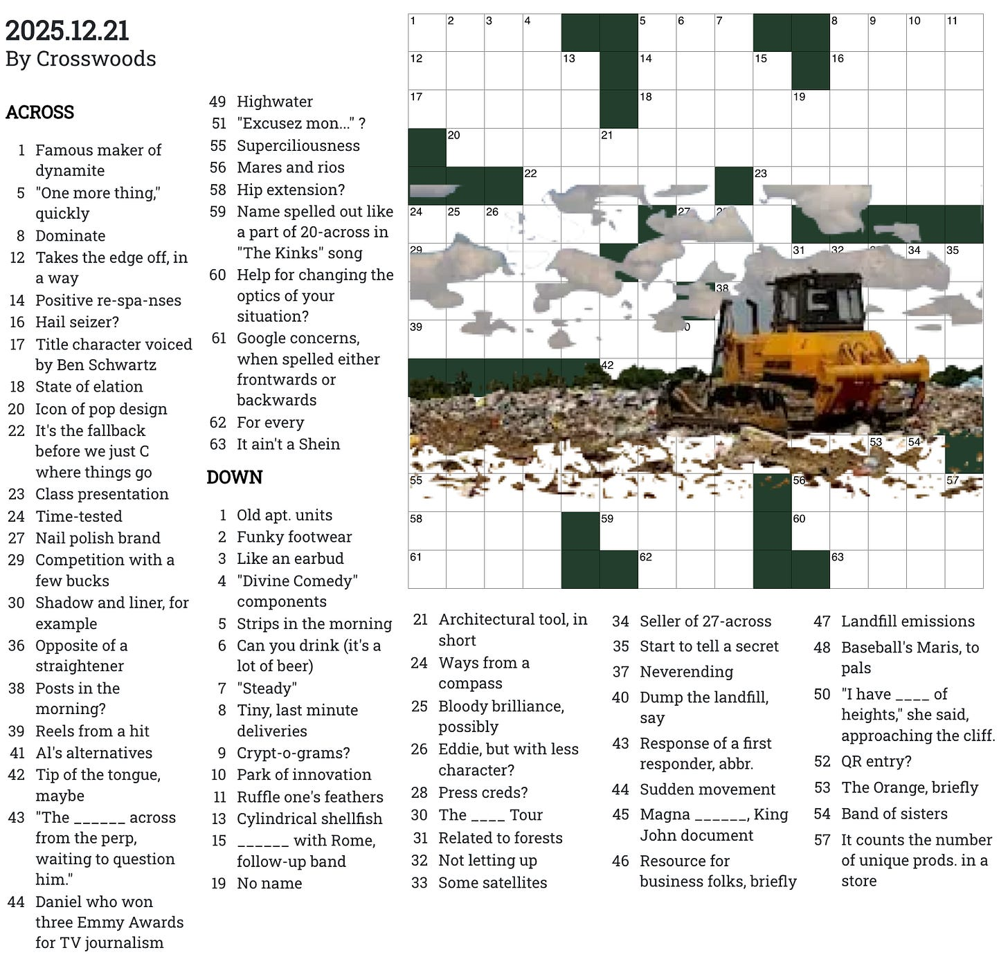 Dynamite Band Crossword