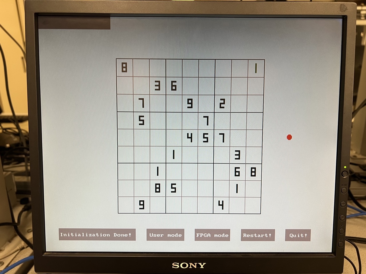 ECE5760 FPGA Sudoku Puzzle Solver