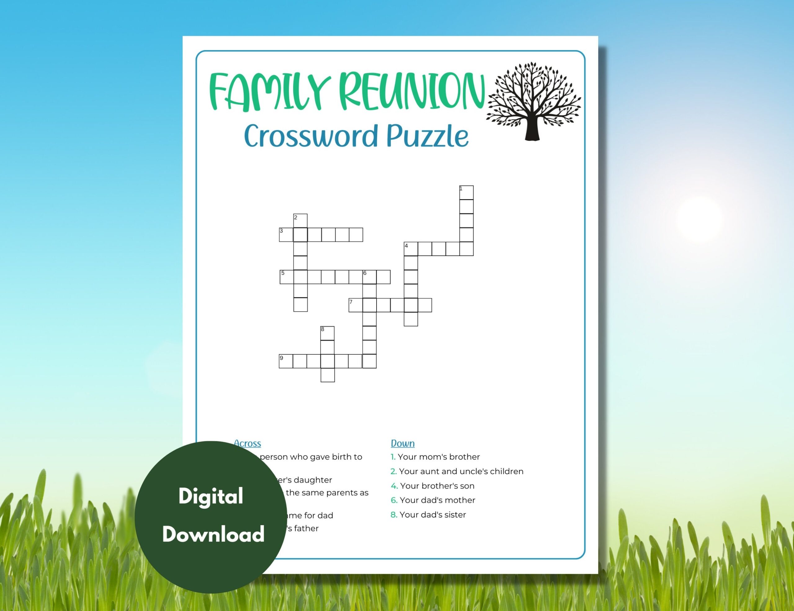 Reason To Have A Reunion Crossword