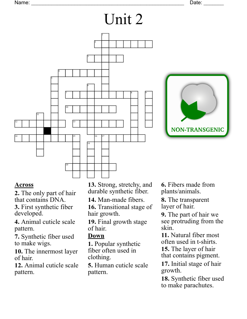 Fibers Crossword WordMint
