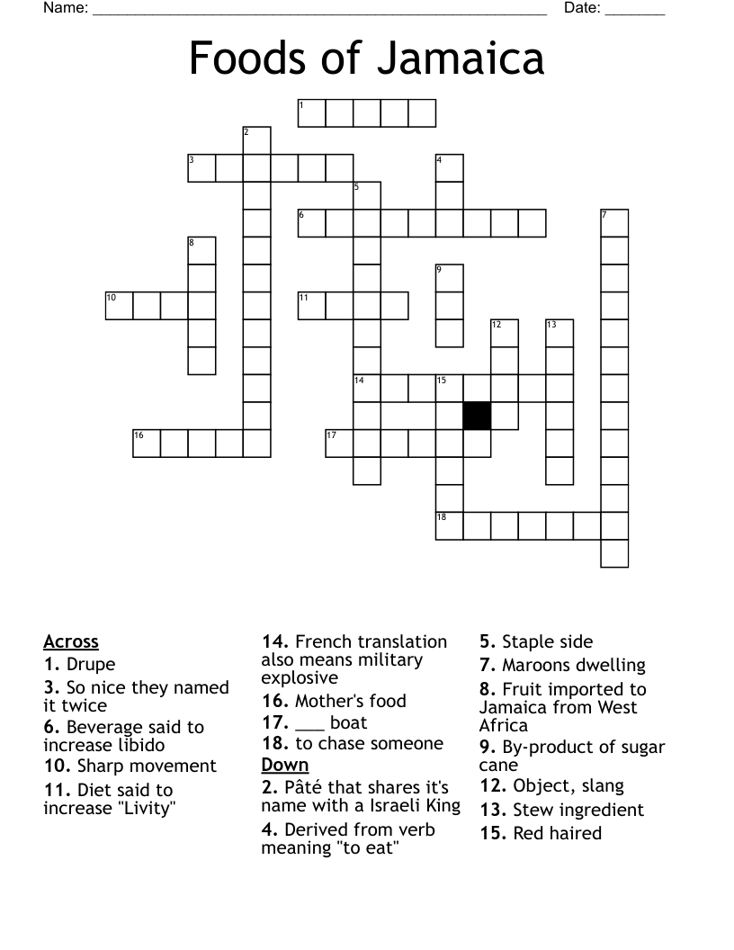 fruity indian beverage crossword