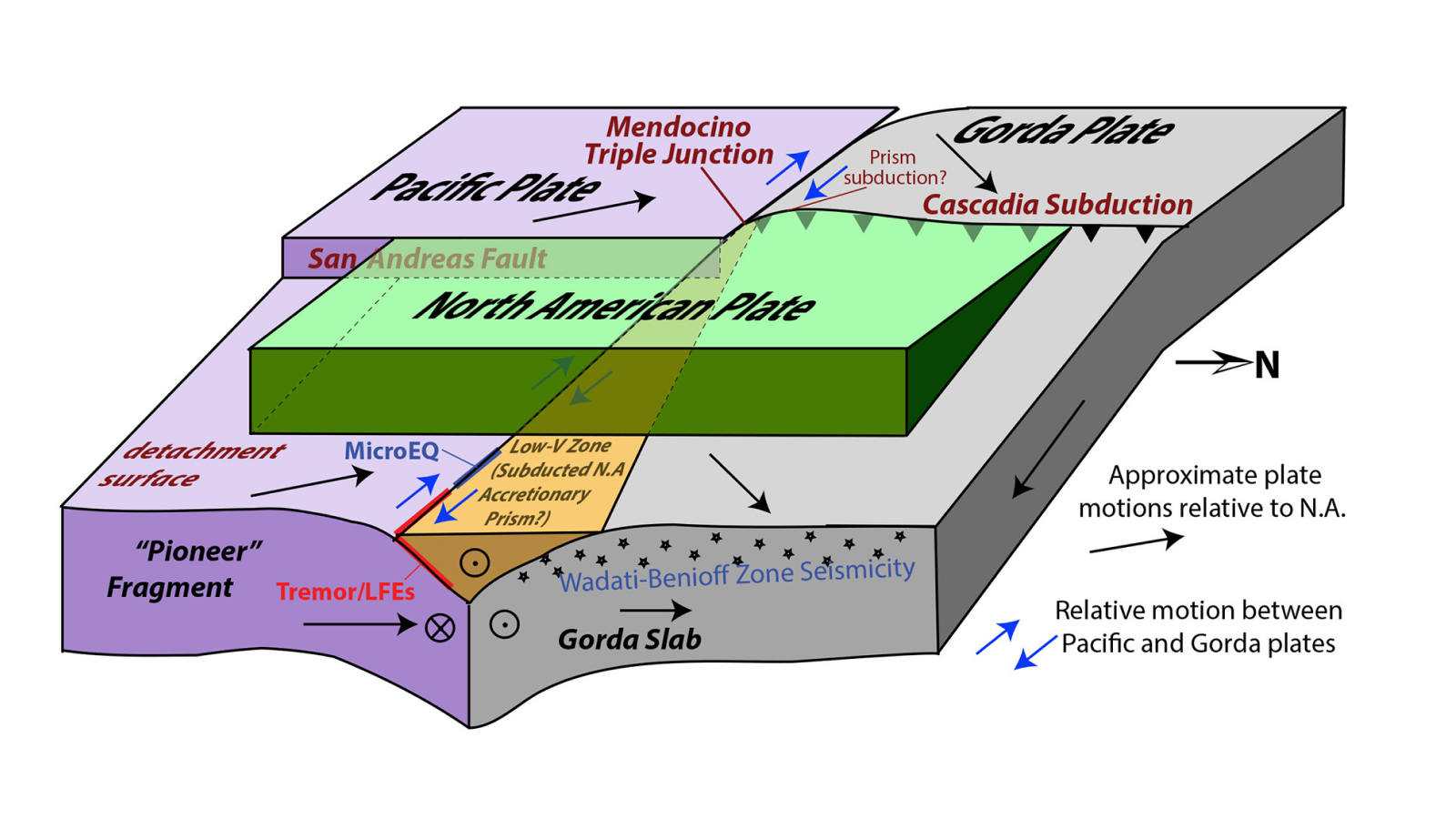 Fragment Of Lost Tectonic Plate Discovered Where San Andreas And Cascadia Faults Meet Live Science