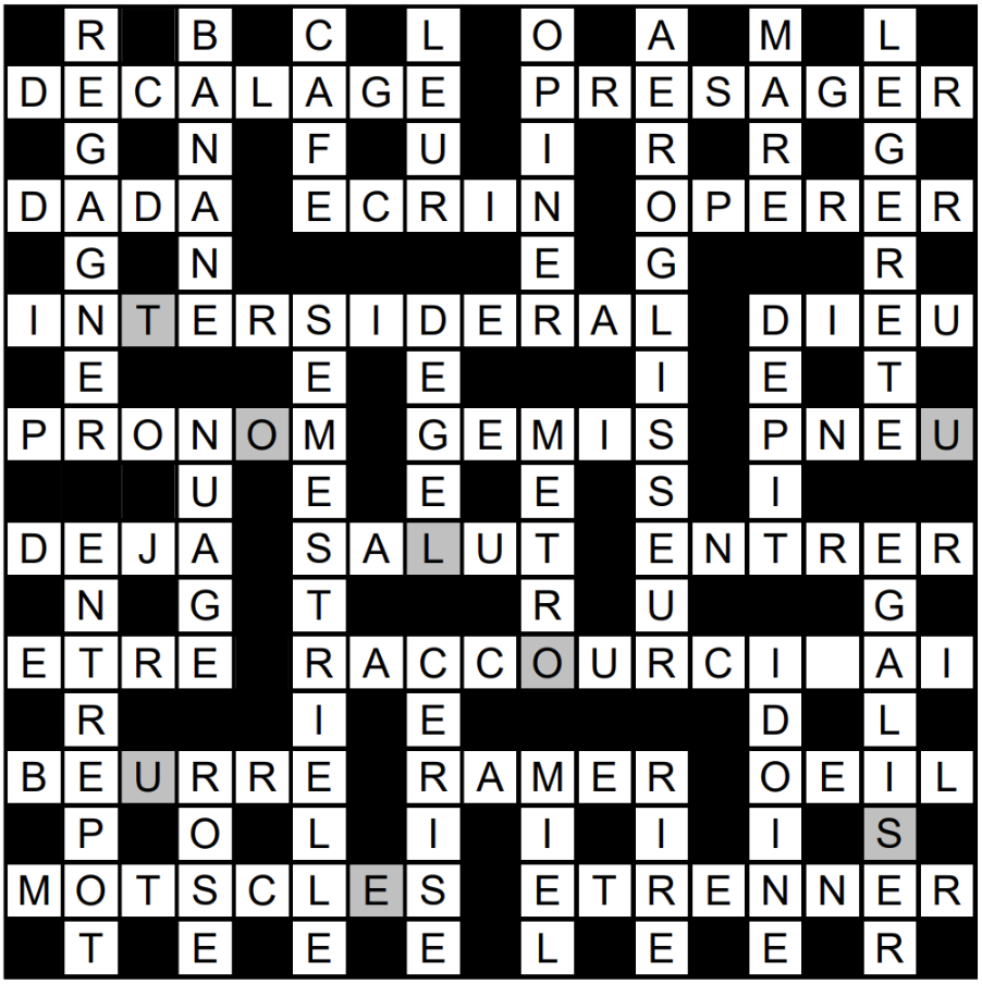 France Today Crossword France Today