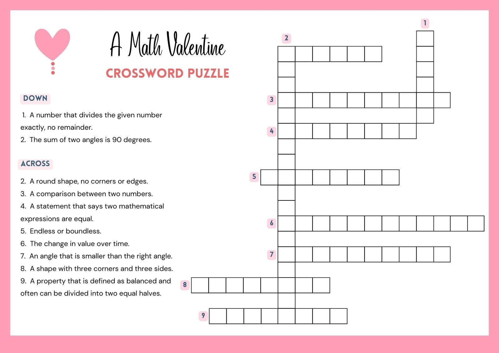 create crossword puzzle