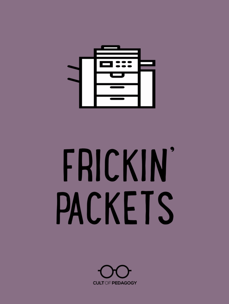 Frickin Packets Cult Of Pedagogy Cult Of Pedagogy Frickin Packets Cult Of Pedagogy Cult Of Pedagogy