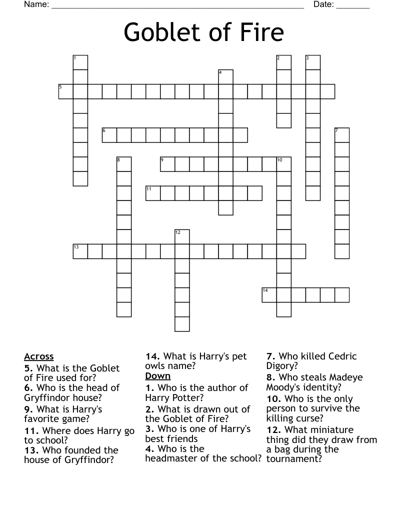 Draw Out Crossword