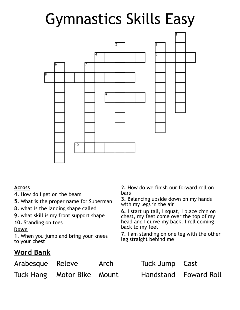 Get Your Head On Straight Crossword