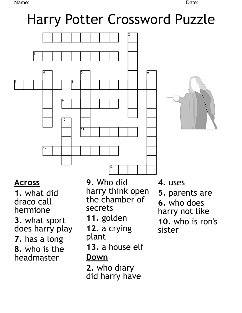 Harry Potter Crossword