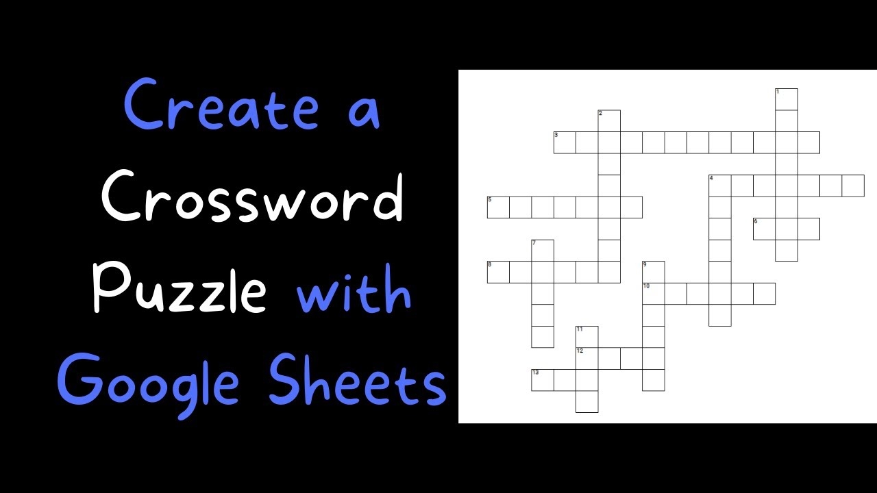 Create Crossword Puzzle